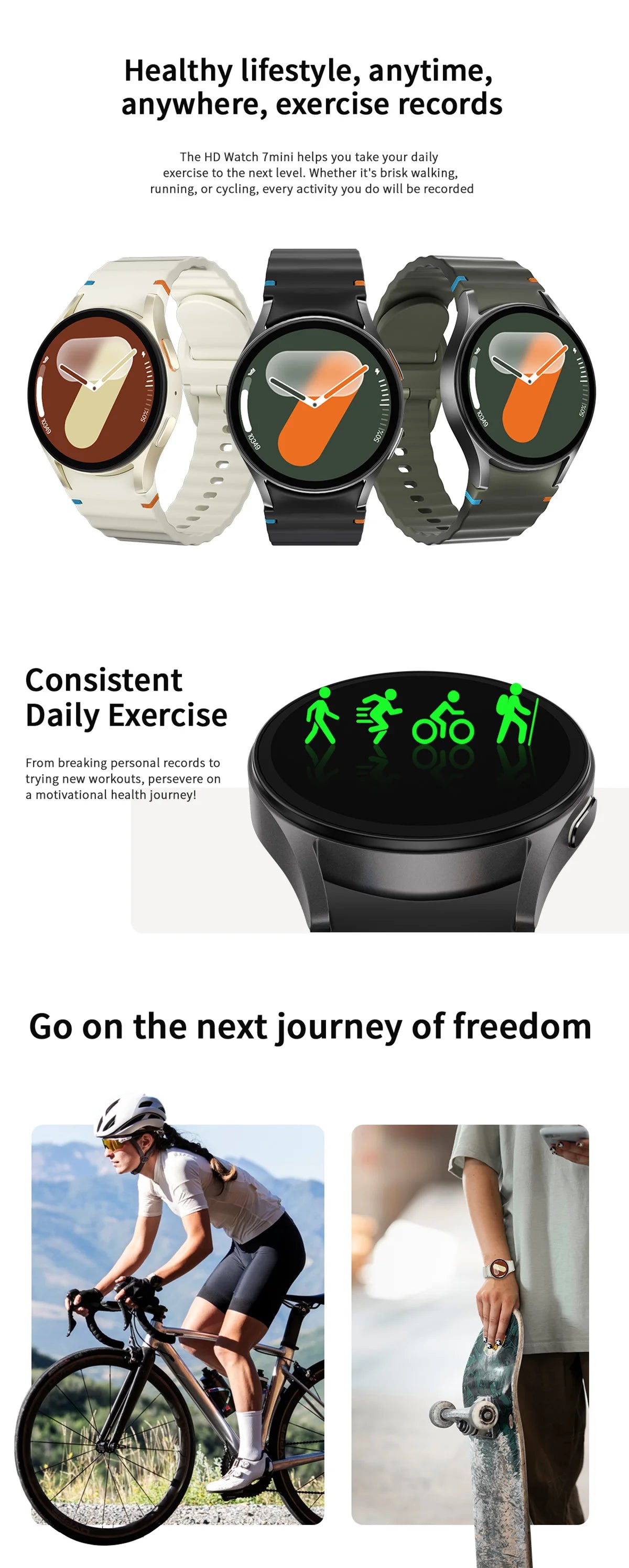 Original For Samsung Galaxy Watch 7 mini Smart Watch Men Women HD AMOLED Voice Call NFC GPS Tracker Sports Watches Custom Dial
