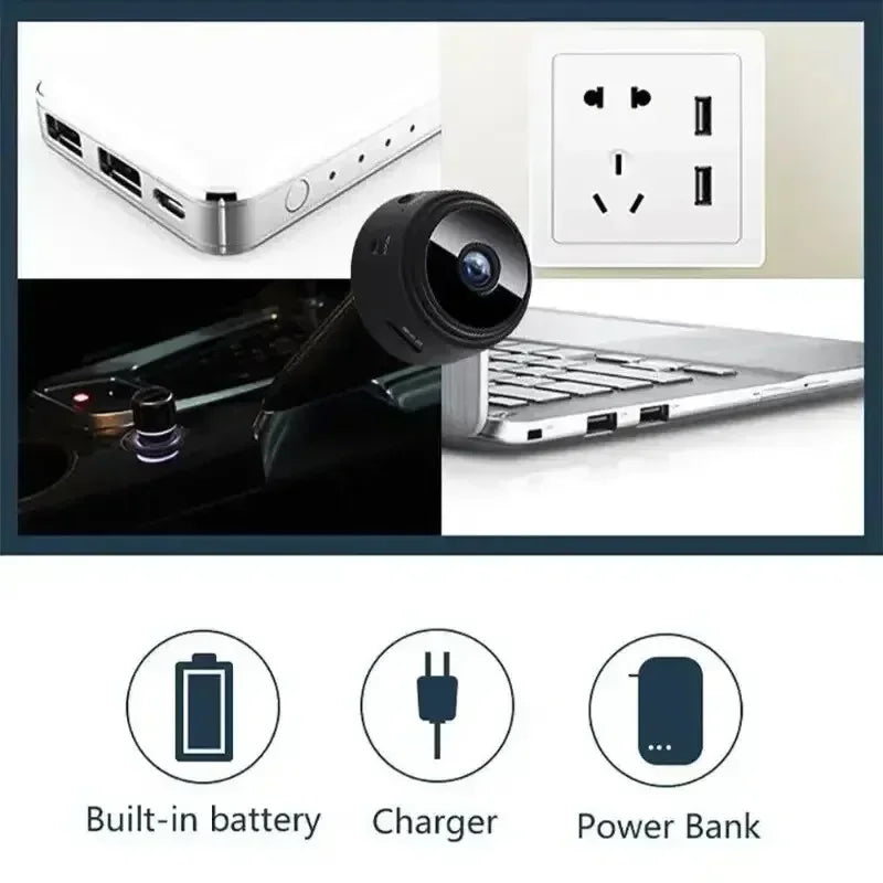 A9 Mini Camera Wifi 1080p HD Wireless Security Monitor For Home Night Version Video Protection Remote Intelligent Camcorders