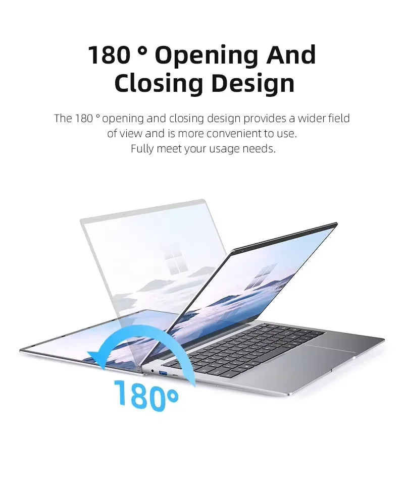 Laptop Computer 14.1" Intel 12GB RAM 1TB 2TB SSD Windows 11 Notebook Office Learn Recreation Entertainment Portable Laptops